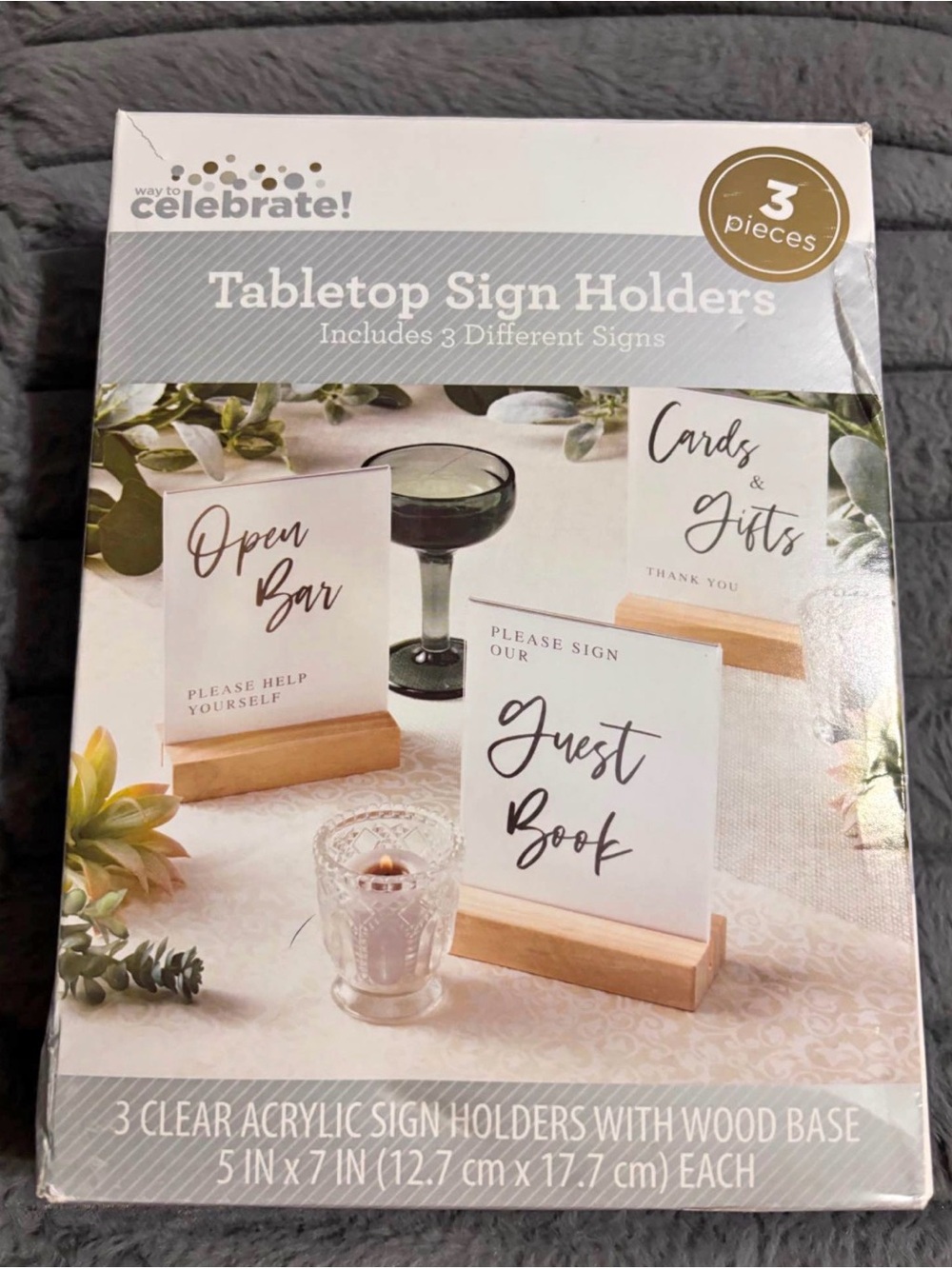 Tabletop Sign Holders
